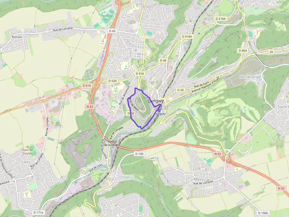 Appartement 45 m² une piece à vendre à Longwy