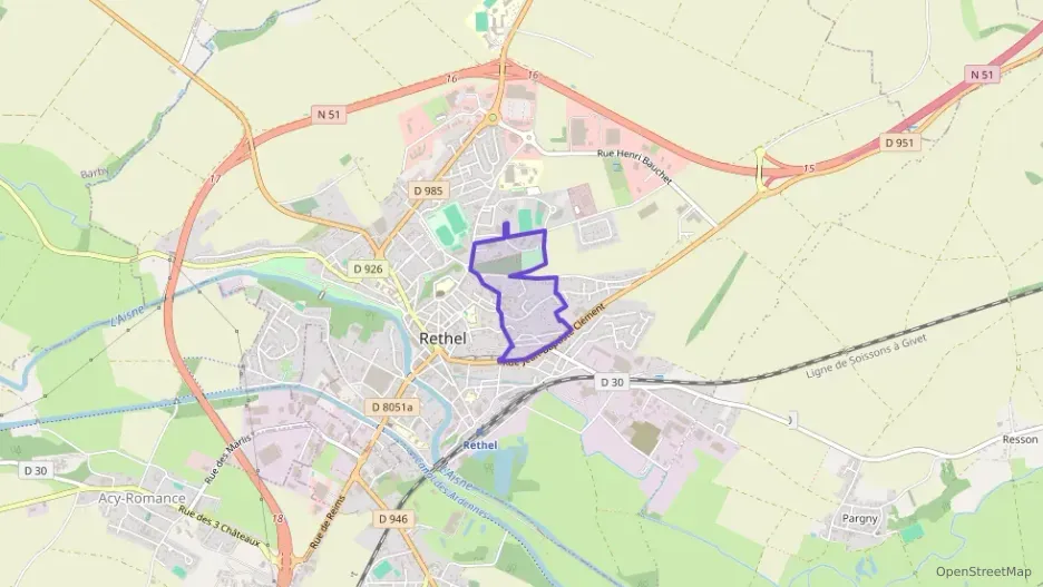 Appartement 45 m² trois pièces à vendre à Rethel