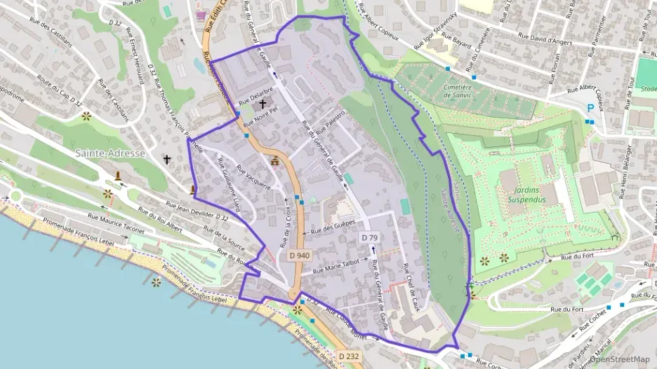 Appartement 60 m² trois pièces à vendre à Sainte-Adresse