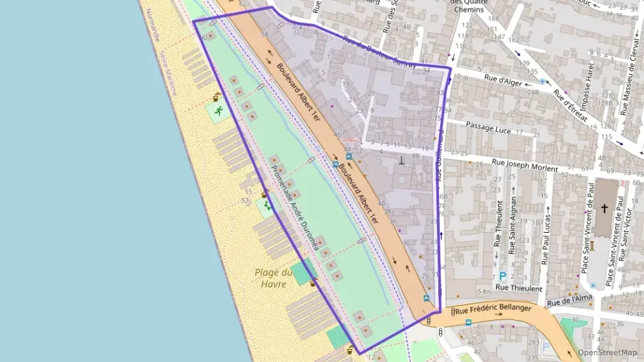 Appartement 100 m² quatre pièces à vendre à Le Havre Appartement 100 m² quatre pièces à vendre à Le Havre