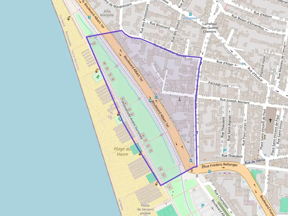 Appartement 100 m² quatre pièces à vendre à Le Havre