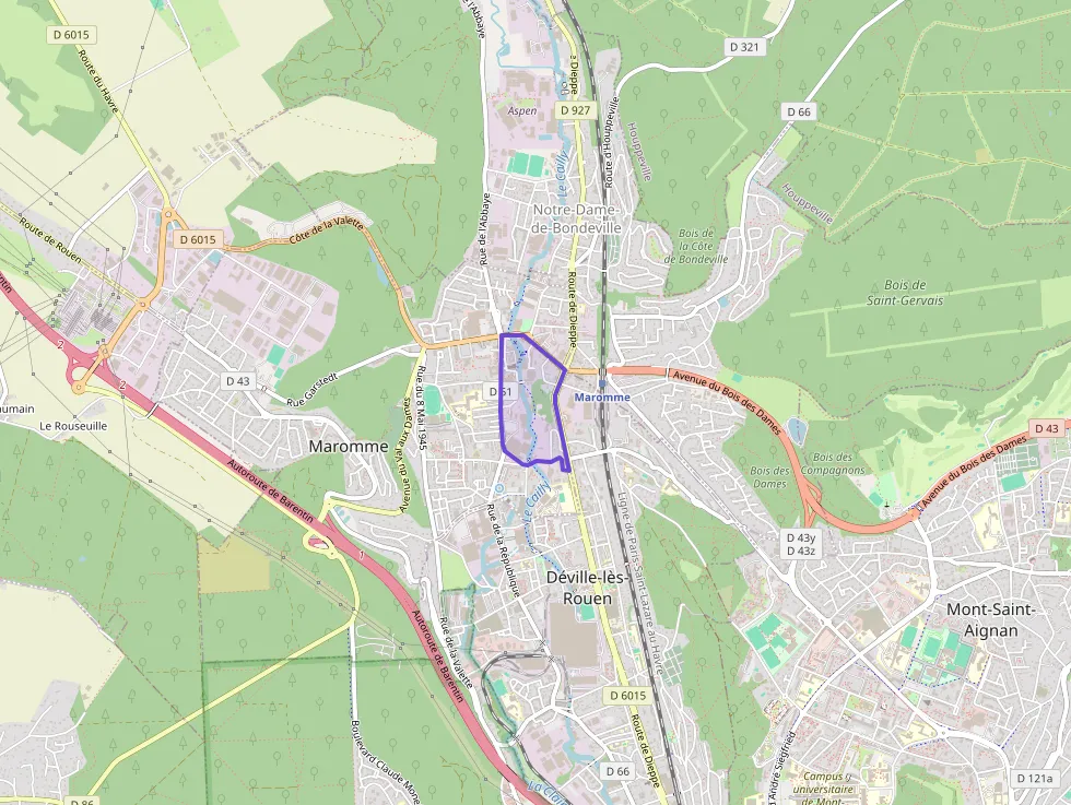 Appartement 51 m² deux pieces à vendre à Maromme