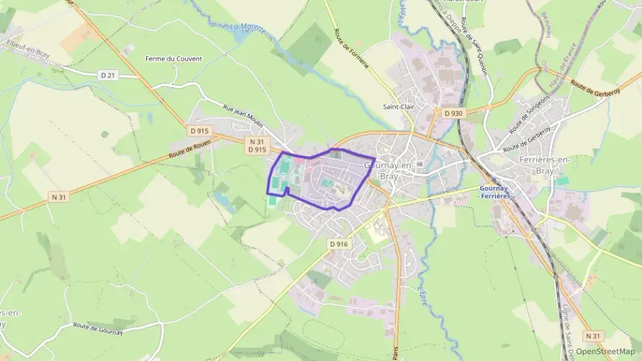Appartement 45 m² deux pieces à vendre à Gournay-en-Bray