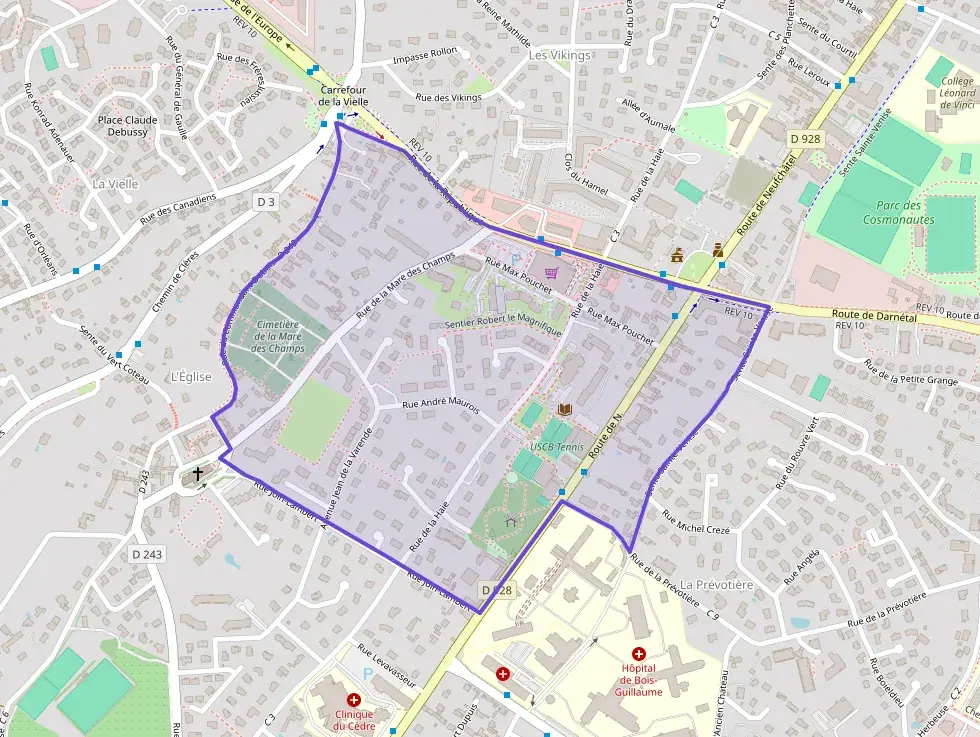 Appartement 51 m² deux pieces à vendre à Bois-Guillaume