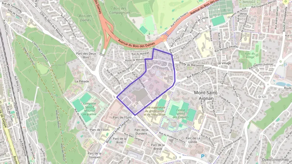 Appartement 47 m² deux pieces à vendre à Mont-Saint-Aignan Appartement 47 m² deux pieces à vendre à Mont-Saint-Aignan