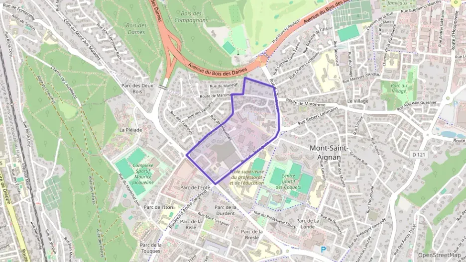 Appartement 63 m² trois pièces à vendre à Mont-Saint-Aignan