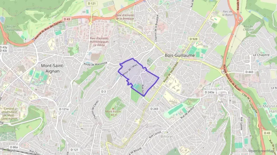 Appartement 96 m² quatre pièces à vendre à Bois-Guillaume Appartement 96 m² quatre pièces à vendre à Bois-Guillaume