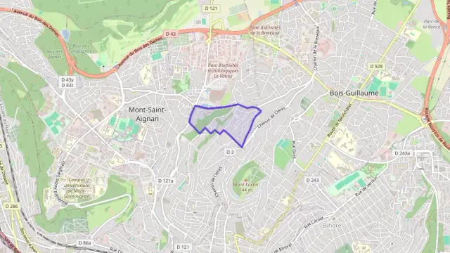 Appartement 49 m² deux pieces à vendre à Mont-Saint-Aignan