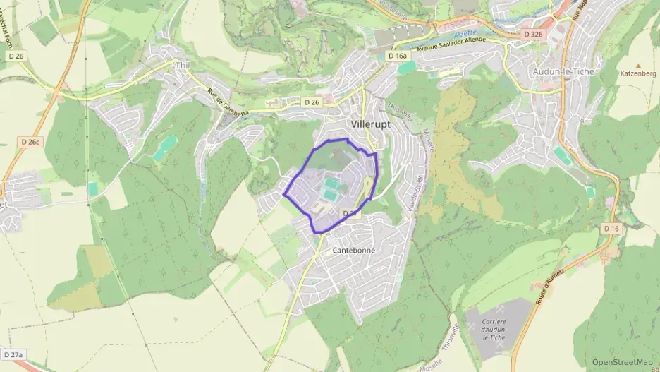 Appartement 90 m² quatre pièces à vendre à Villerupt