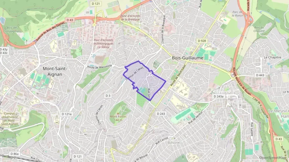 Appartement 68 m² trois pièces à vendre à Bois-Guillaume Appartement 68 m² trois pièces à vendre à Bois-Guillaume