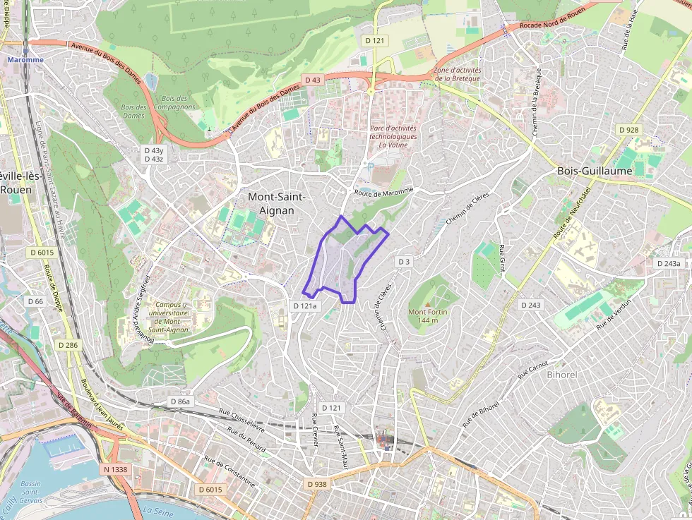 Appartement 138 m² quatre pièces à vendre à Mont-Saint-Aignan