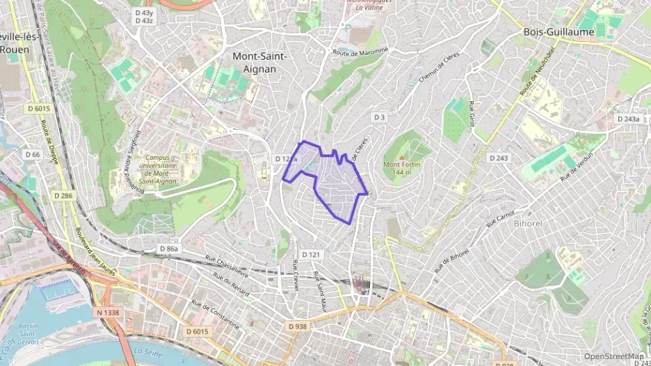 Appartement 77 m² trois pièces à vendre à Mont-Saint-Aignan Appartement 77 m² trois pièces à vendre à Mont-Saint-Aignan