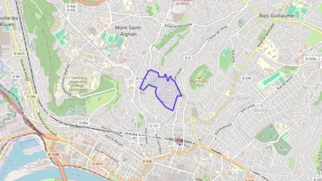 Appartement 77 m² trois pièces à vendre à Mont-Saint-Aignan