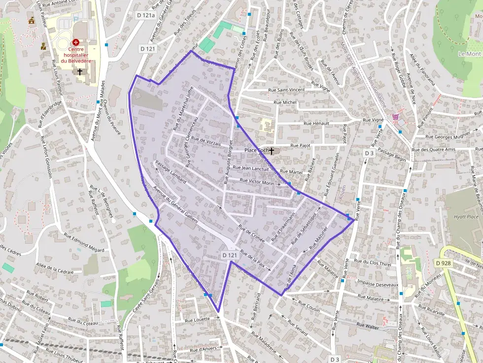 Appartement 76 m² trois pièces à vendre à Mont-Saint-Aignan