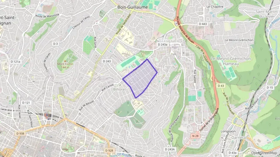 Appartement 77 m² trois pièces à vendre à Bihorel