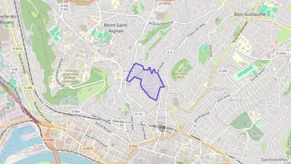 Appartement 165 m² cinq pièces à vendre à Mont-Saint-Aignan