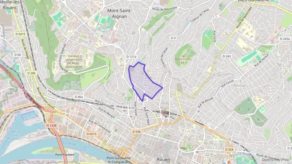 Appartement 109 m² quatre pièces à vendre à Mont-Saint-Aignan Appartement 109 m² quatre pièces à vendre à Mont-Saint-Aignan