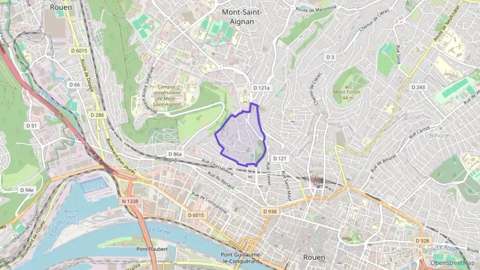 Appartement 82 m² quatre pièces à vendre à Mont-Saint-Aignan