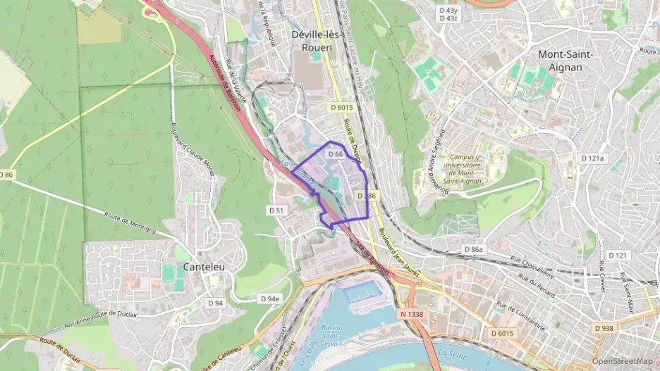 Appartement 50 m² deux pieces à vendre à Déville-lès-Rouen Appartement 50 m² deux pieces à vendre à Déville-lès-Rouen