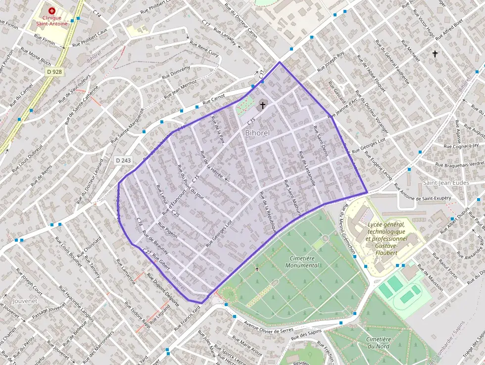 Appartement 60 m² trois pièces à vendre à Bihorel