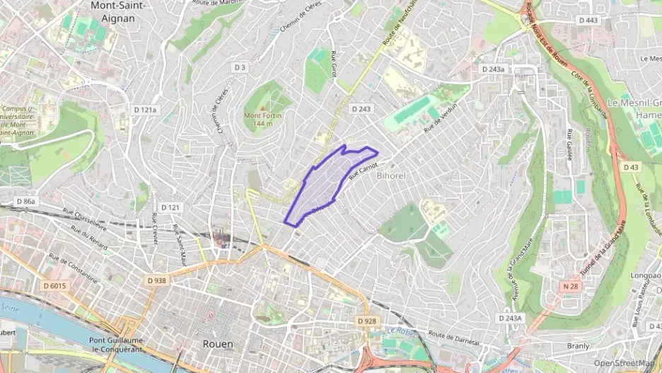 Appartement 66 m² trois pièces à vendre à Rouen