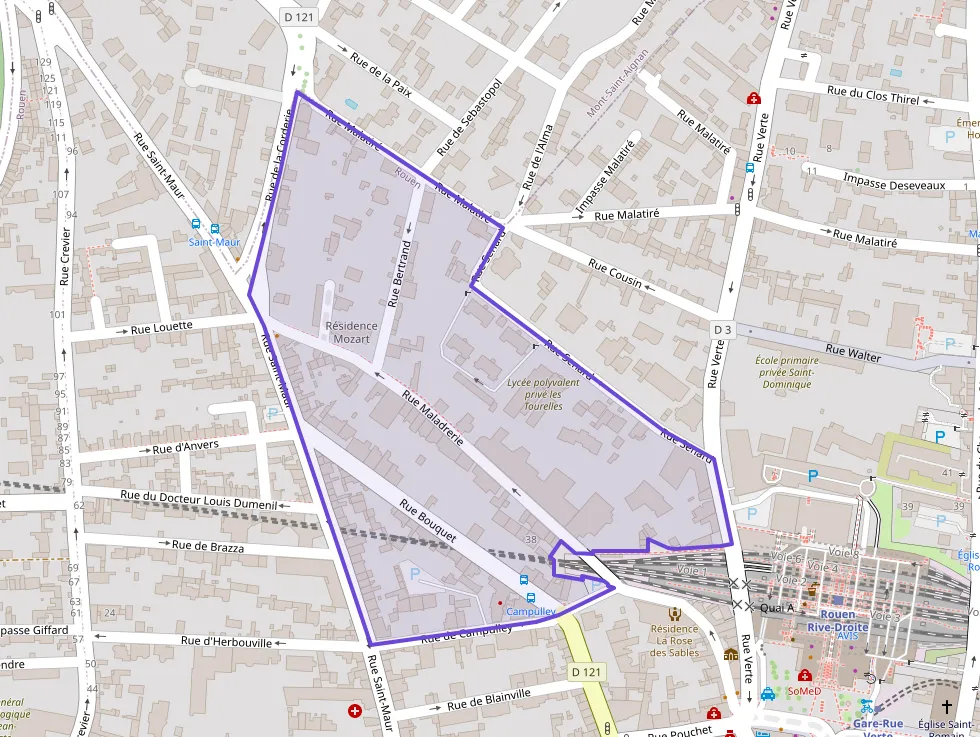 Appartement 86 m² quatre pièces à vendre à Rouen