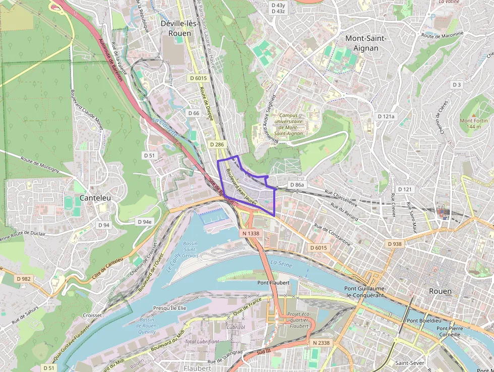 Appartement 48 m² deux pieces à vendre à Rouen