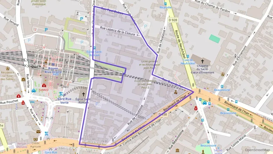 Appartement 20 m² une piece à vendre à Rouen Appartement 20 m² une piece à vendre à Rouen