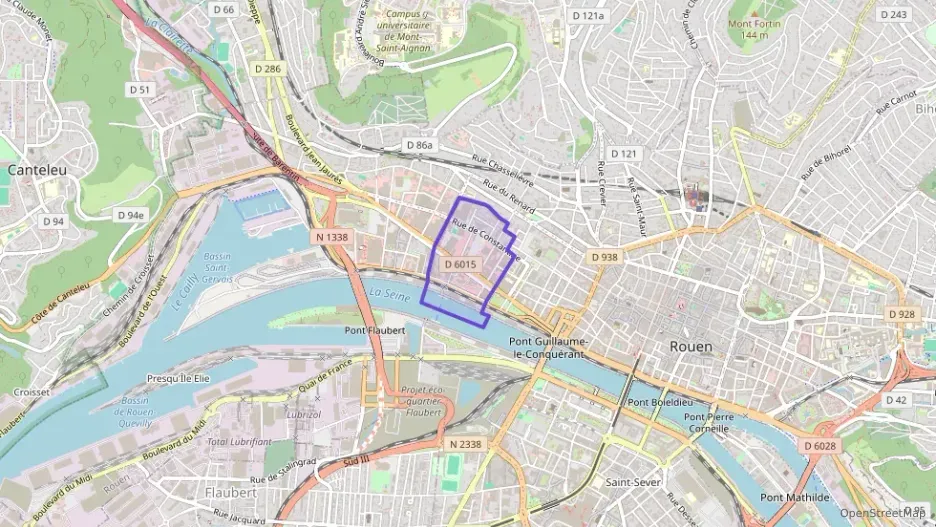 Appartement 70 m² trois pièces à vendre à Rouen