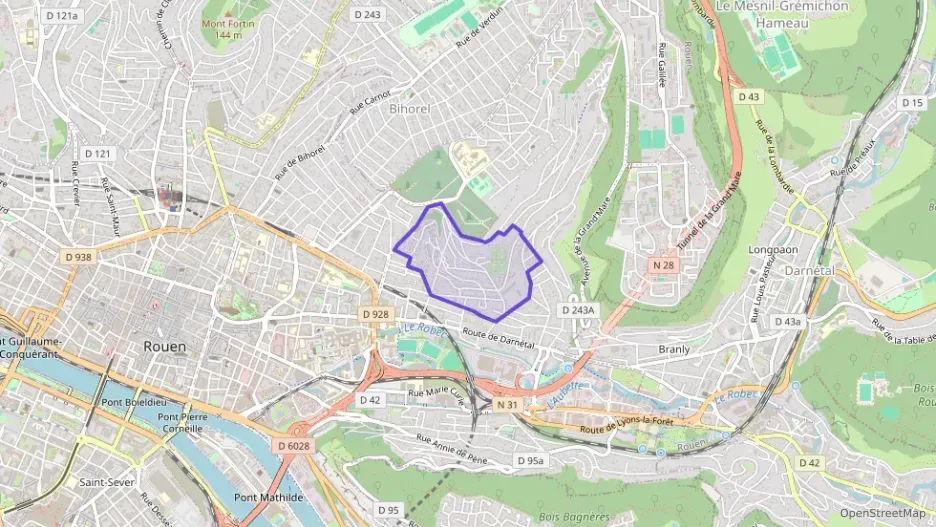 Appartement 70 m² trois pièces à vendre à Rouen