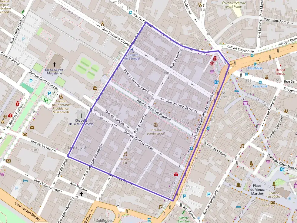 Appartement 28 m² une piece à vendre à Rouen