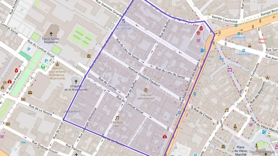 Appartement 53 m² quatre pièces à vendre à Rouen