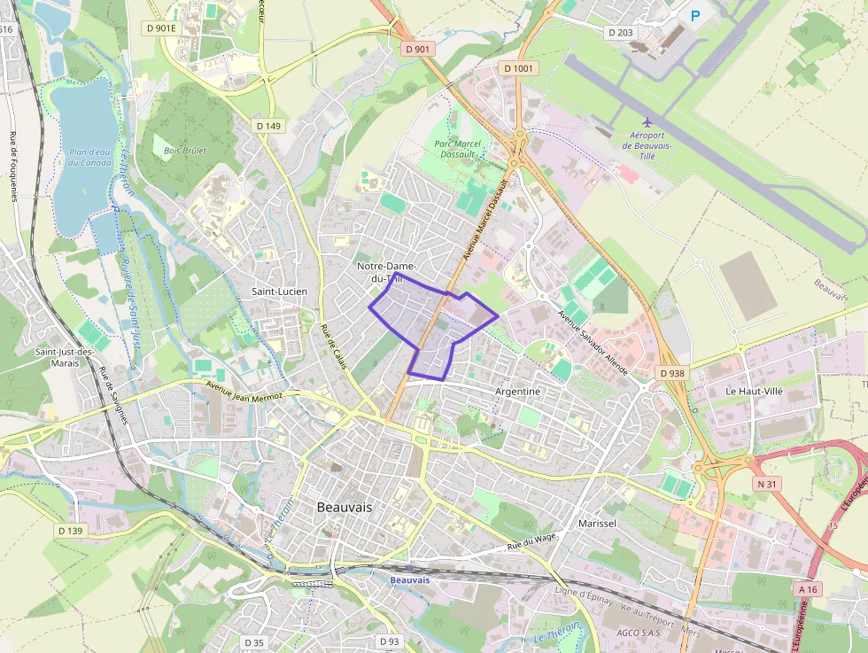 Appartement 54 m² trois pièces à vendre à Beauvais