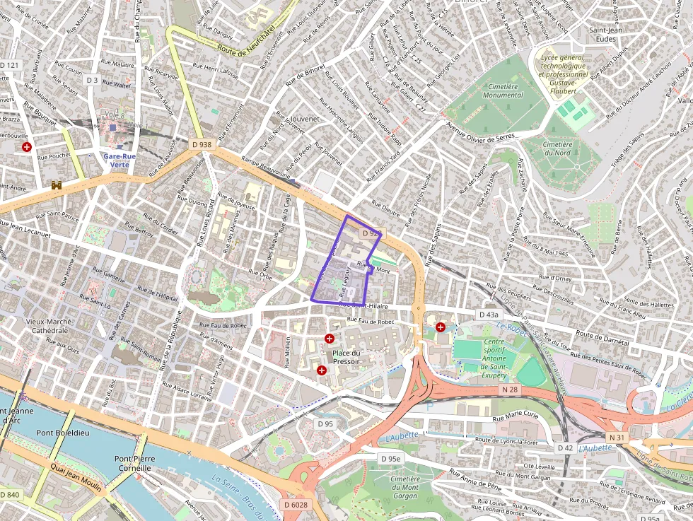 Appartement 130 m² quatre pièces à vendre à Rouen