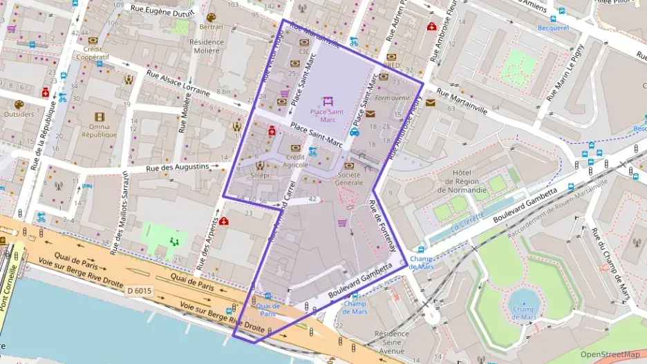 Appartement 70 m² deux pieces à vendre à Rouen