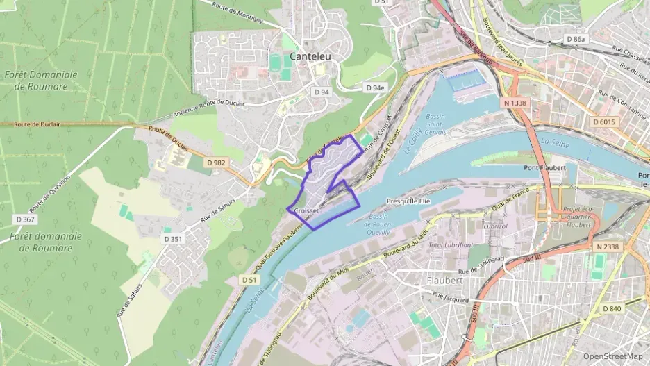 Appartement 57 m² quatre pièces à vendre à Canteleu