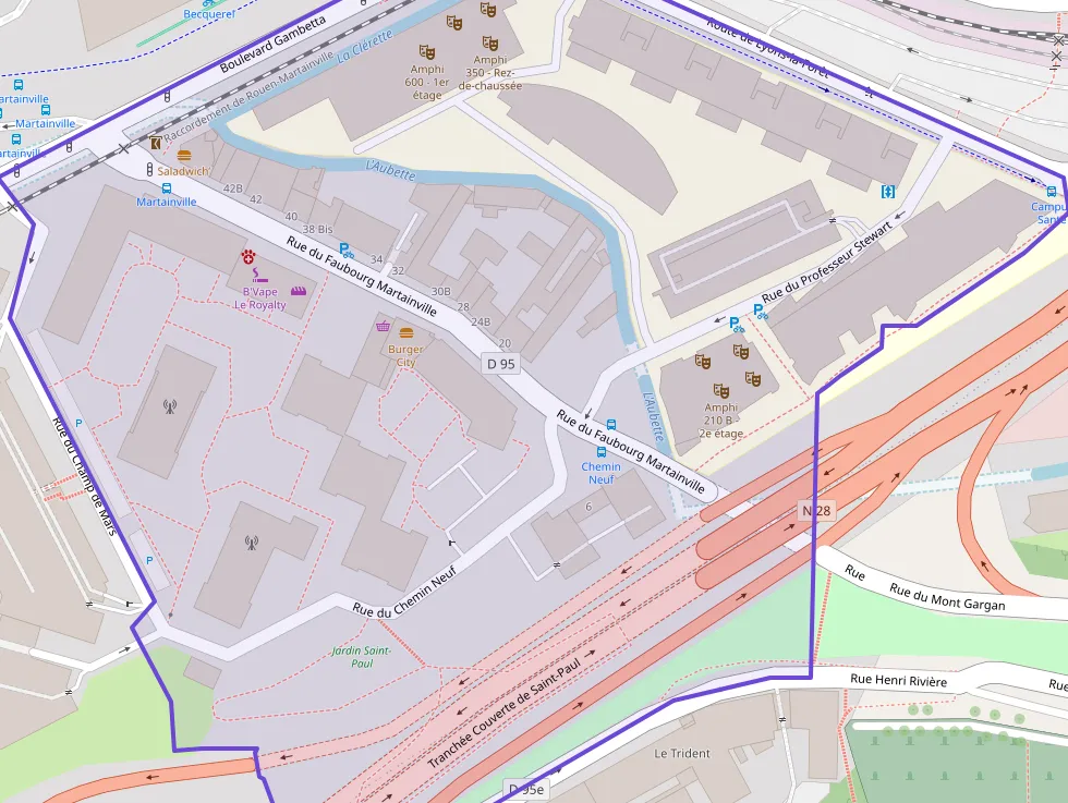 Appartement 31 m² une piece à vendre à Rouen