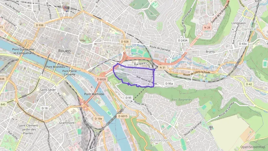 Appartement 97 m² quatre pièces à vendre à Rouen