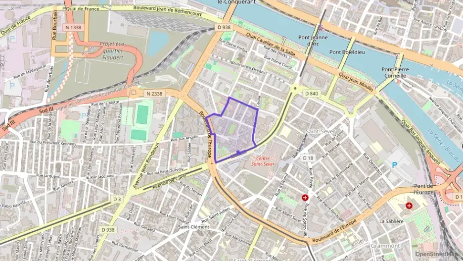 Appartement 93 m² quatre pièces à vendre à Rouen