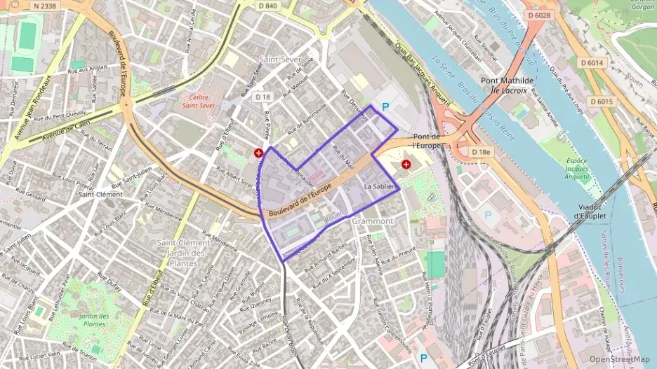 Appartement 60 m² trois pièces à vendre à Rouen Appartement 60 m² trois pièces à vendre à Rouen