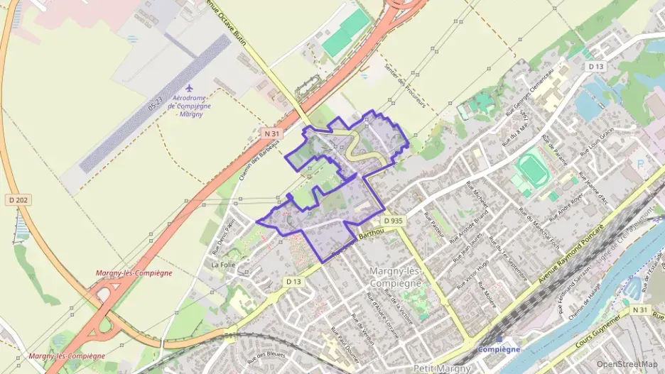 Appartement 31 m² deux pieces à vendre à Margny-lès-Compiègne