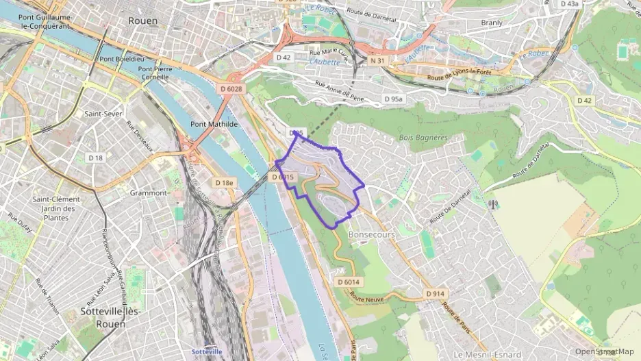 Appartement 89 m² quatre pièces à vendre à Bonsecours