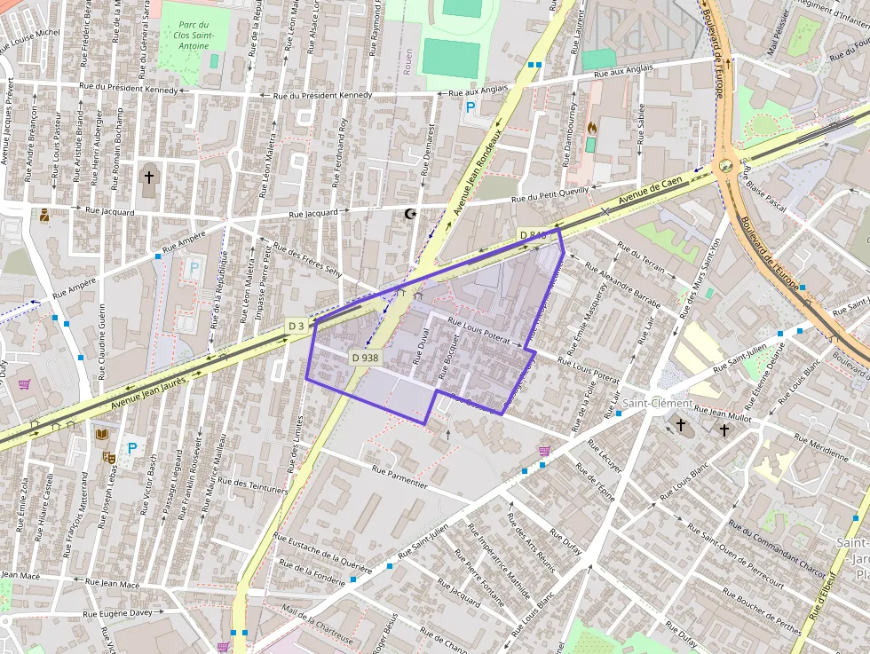 Appartement 60 m² deux pieces à vendre à Rouen