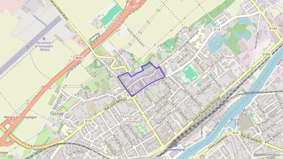 Appartement 60 m² deux pieces à vendre à Margny-lès-Compiègne