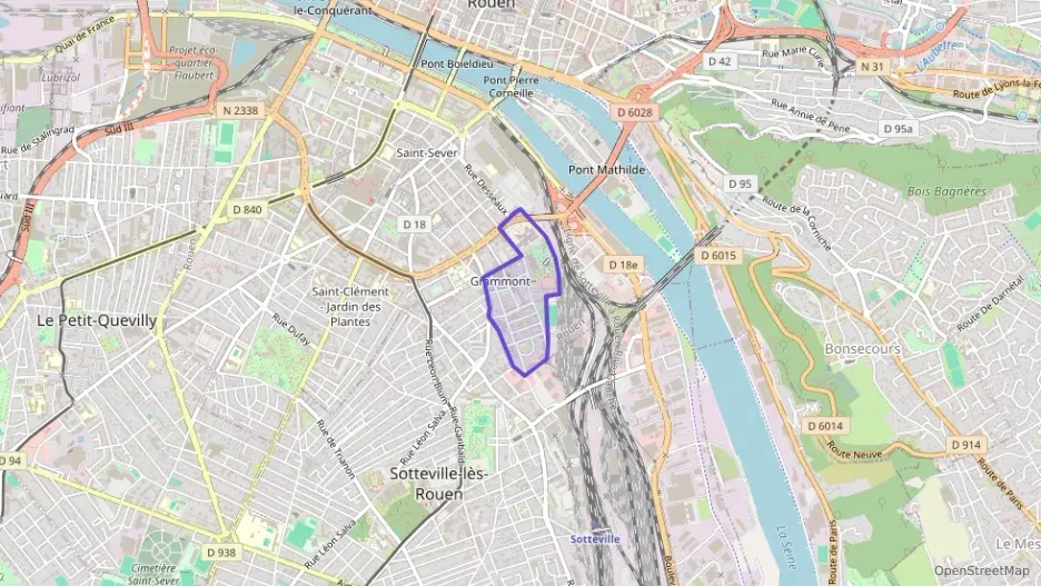 Appartement 63 m² trois pièces à vendre à Rouen