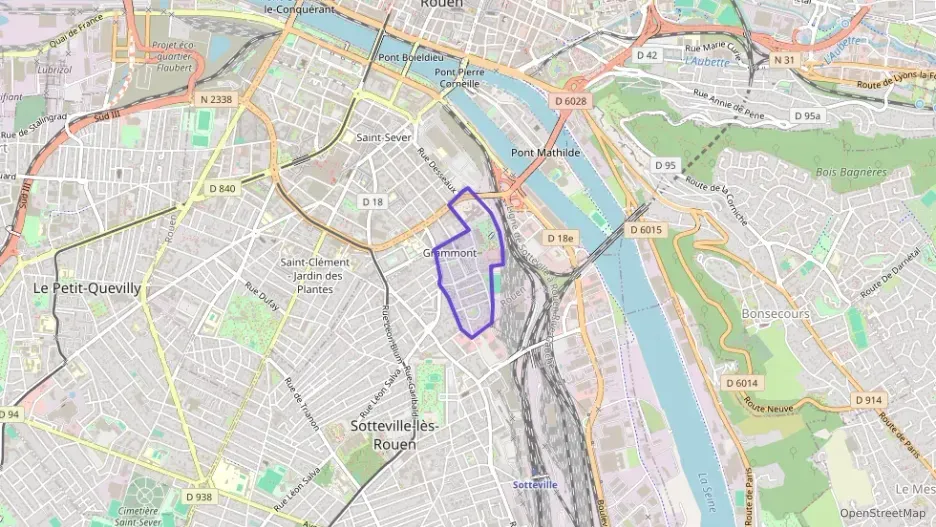 Appartement 62 m² trois pièces à vendre à Rouen