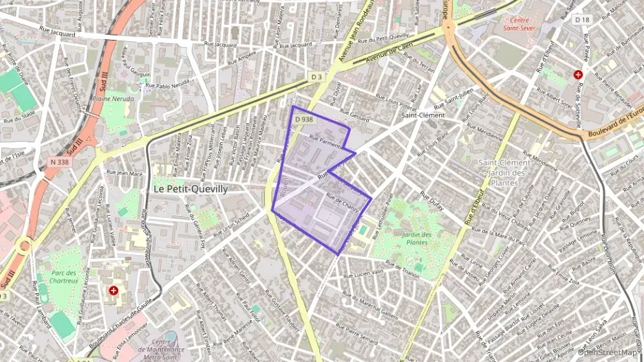 Appartement 58 m² quatre pièces à vendre à Rouen