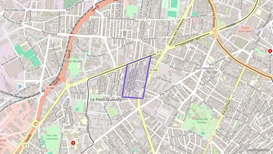 Appartement 63 m² trois pièces à vendre à Le Petit-Quevilly