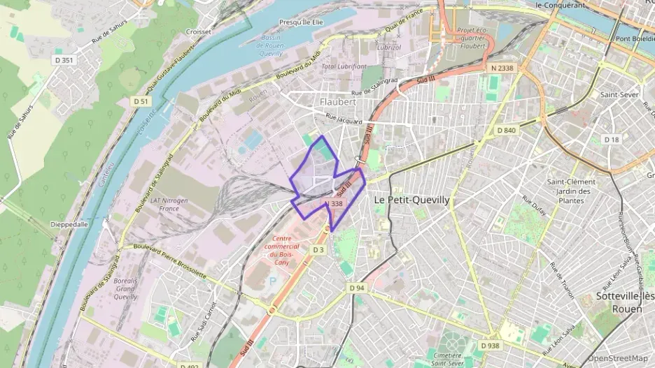 Appartement 64 m² quatre pièces à vendre à Le Petit-Quevilly