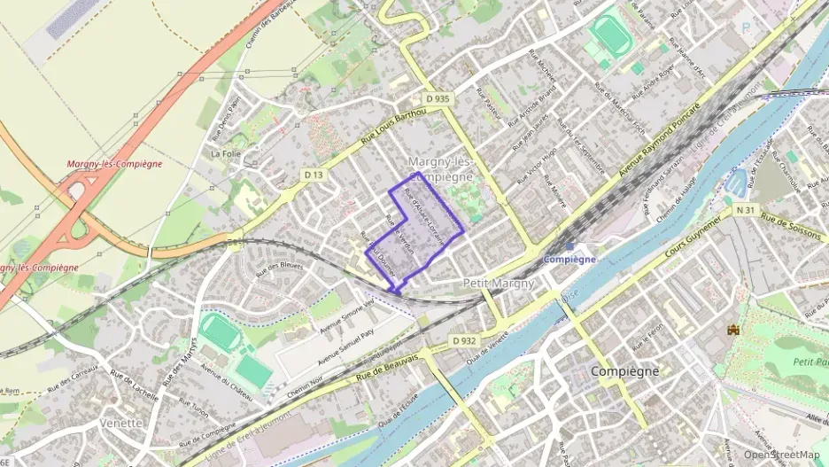 Appartement 61 m² trois pièces à vendre à Margny-lès-Compiègne Appartement 61 m² trois pièces à vendre à Margny-lès-Compiègne